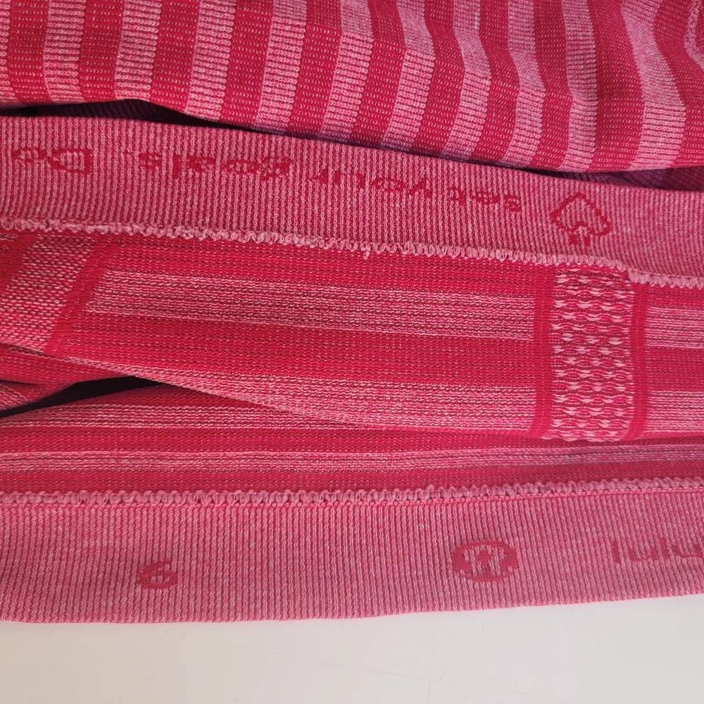 Lululemon Swiftly Tech Long Sleeve Crew In Heathered Berry Rumble W3M22S Size 6 - Picture 6 of 10